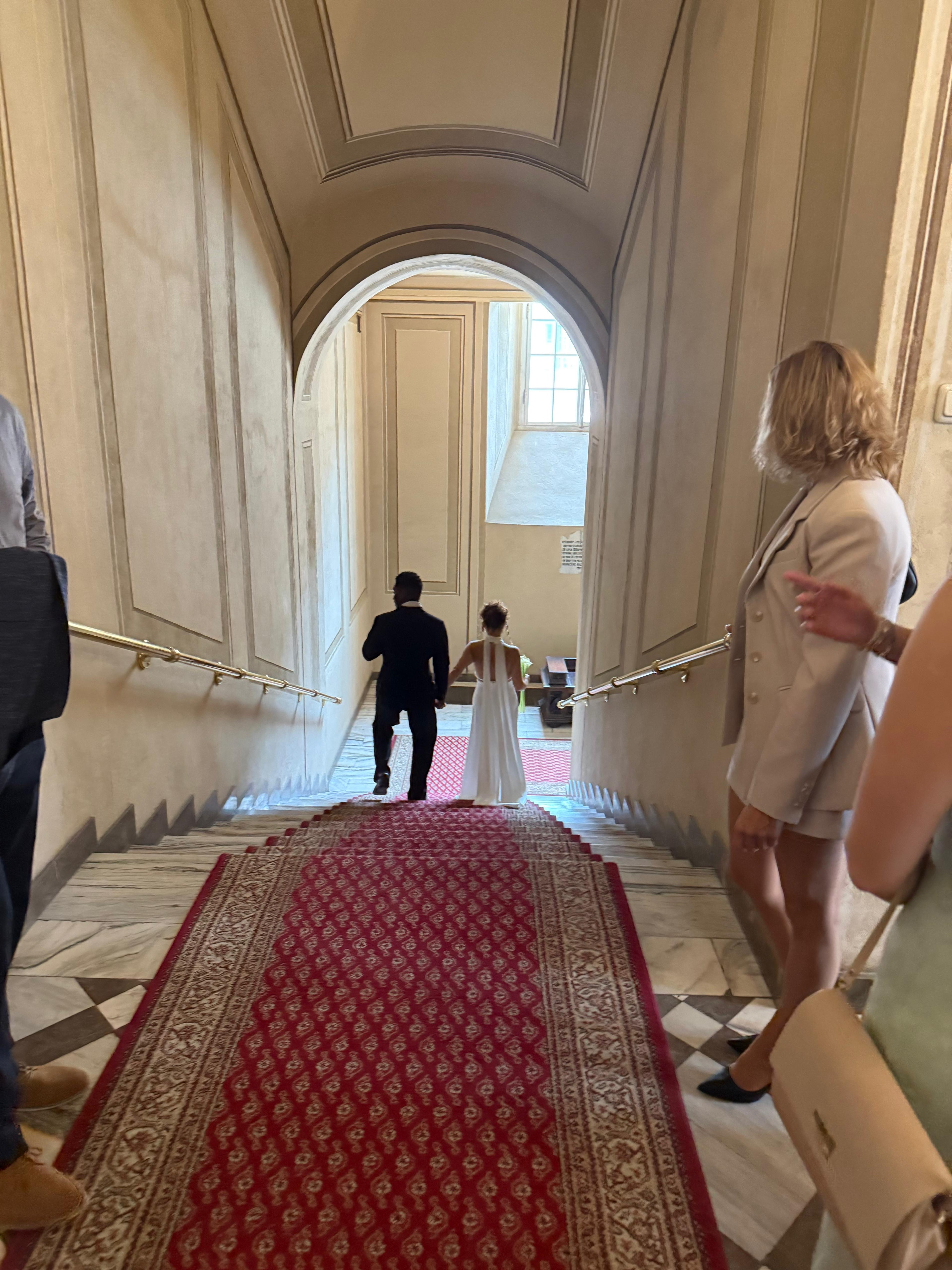Maja and Todimu walking together